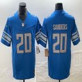 Nike Detroit Lions #20 Barry Sanders blue Color Rush Limited Jersey 03