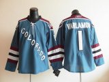 NHL Jerseys COLORADO AVALANCHE 1 VARLAMOV blue jersey