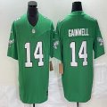 Philadelphia Eagles #14 Kenneth Gainwell Green Color Rush Limited Jersey -BD 03