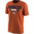 Denver Broncos Nike Sideline Legend Staff Performance T-Shirt - Orange