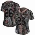 Women Carolina Panthers #26 Jackson nike Camo Color Rush Limited Jersey