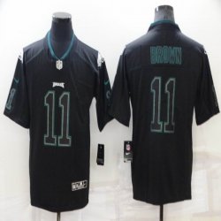 Philadelphia Eagles #11 Carson A.J. Brown black green Color Rush Limited Jersey-BD 04