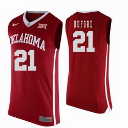 Custom Oklahoma Sooners #21 Dante Buford College Basketball Jersey - red