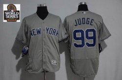 New York Yankees 99 Aaron Judge Gray Flexbase Authentic Collection Jersey