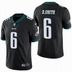 Youth Nike Philadelphia Eagles #6 DeVonta Smith black Color Rush Limited Jersey