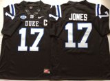 Duke Blue Devils #17 Daniel Jones Black college football jerseys-PNS