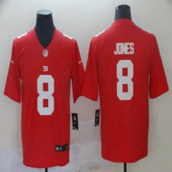 New York Giants #8 Daniel Jones Nike red Color Rush Limited Jersey