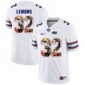 Custom Florida Gators #32 Adarius Lemons white fashion college football jersey