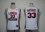 NBA Jerseys Lower Merion 33 Bryant White