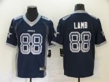 Nike Dallas Cowboys #88 CeeDee Lamb blue drift Color Rush Limited Jersey