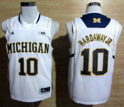 Adidas Michigan Wolverines Tim Hardaway Jr. 10 Basketball Authentic Jerseys - White