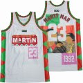 Headgear Classic Martin 23 Marty Mar white Basketball Jerseys-SG