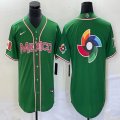 2023 World Cup Mexico blank green majestic baseball jerseys 50