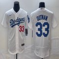 Nike Los Angeles Dodgers #33 Outman white Flexbase Authentic Collection Jersey