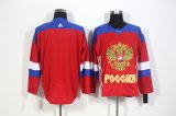 Russia team 2016 World Cup blank red Ice Hockey Jerseys