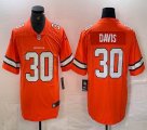 Denver Broncos #30 Terrell Davis Nike orange Color Rush Limited Jersey-BD