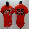 2016 San Francisco Giants Barry Bonds 25# orange Flexbase Authentic Collection Jersey