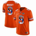 Custom Florida Gators #9 Dre Massey orange fashion college football jersey