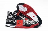 2019 Air Jordan 4 basketball Shoes black white red