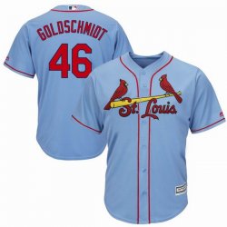 Nike Cincinnati Reds #46 Goldschmidt skyblue majestic MLB baseball Jerseys