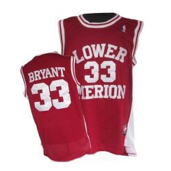 Lower Merion 33# BRYANT red nba jerseys