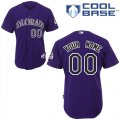 Colorado Rockies Personalized custom Purple MLB Jersey