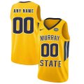 Custom Murray State Racers yellow college Basketball Jersey 01