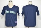 seattle mariners blank blue baseball jerseys