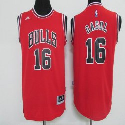 Youth Chicago Bulls #16 Pau Gasol red basketball jersey