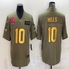 Nike Houston Texans #10 Davis Mills Salute to Service Retired Limited Jersey-BD