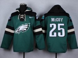 Philadelphia Eagles 25 LeSean McCoy Green nfl Hooded Sweatshirt(1)