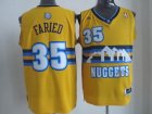 adidas Denver Nuggets FARIED 35# yellow Jersey