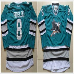 Reebok San Jose Sharks Joe Pavelski #8 Green ice hockey Jersey