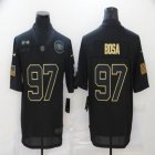 Nike 49ers #97 Nick Bosa black Salute To Service Limited Jersey-BD