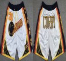 Golden State Warriors white nba basketball shorts