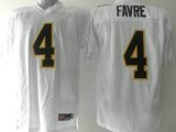 NCAA 4# FAVRE white jersey