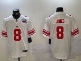 Nike New York Giants #8 Daniel Jones Nike white Color Rush Limited Jersey 02