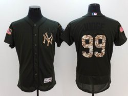 New York Yankees #99 Aaron Judge green Flexbase Authentic Collection Jersey