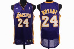 Los Angeles Lakers 24 BRYANT purple jersey