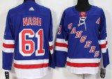 Adidas New York Rangers Rick Nash #61 blue hockey jersey