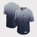 Nike San Diego Padres blank gray drift baseball jersey