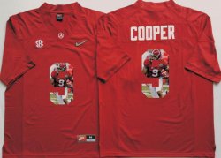 Alabama Crimson Tide #9 Amari Cooper red college football jersey(2)