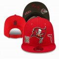 2023 Tampa Bay Buccaneers red black NFL Snapback Hats-YD