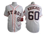 Houston Astros #60 Dallas Keuchel white MLB baseball Jerseys