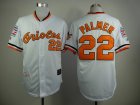 Baltimore Orioles #22 Jim Palmer 1970 Throwback Baseball white mlb Jerseys Hall of Fame patch