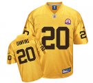 Custom reebok Brian Dawkins Authentic Reebok yellow NFL jersey