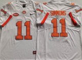 Clemson Tigers #11 Isaiah Simmons White NCAA Colloge Football Jersey-PNS