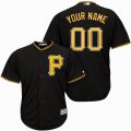 Custized Pittsburgh Pirates black baseball jerseys