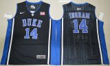 Duke Blue Devils Brandon Ingram 14 V Neck College Basketball Elite Jersey - Black