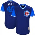 Chicago Cubs #40 Willy blue classic baseball Jerseys